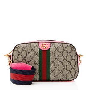 Gucci GG Supreme Ophidia Web Small Camera Bag